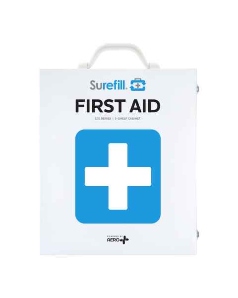 AERO Healthcare SF100BMT SureFill® 100 Series Class B Metal Cabinet with Meds, 3 Shelves