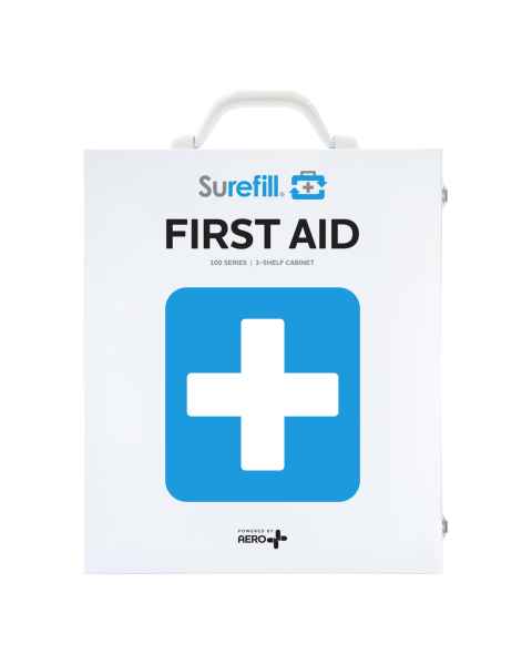 AERO Healthcare SF100BT SureFill® 100 Series Class B Metal Cabinet without Meds, 3 Shelves