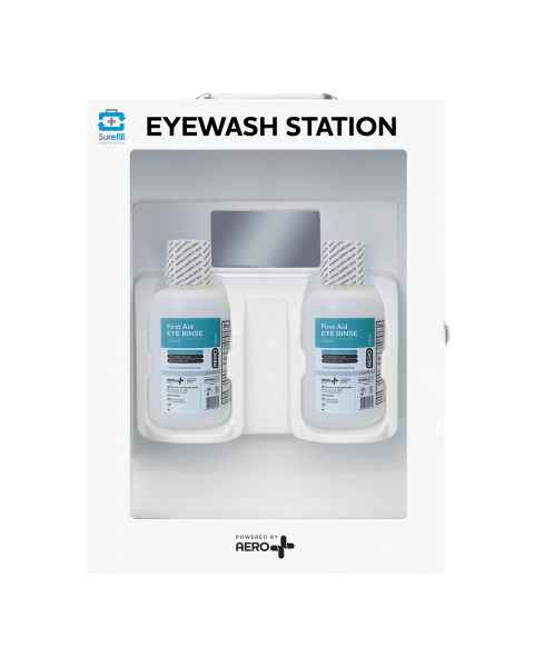 AERO Healthcare SFCESUS SureFill&reg; Emergency Eyewash Wall Cabinet - 16 oz