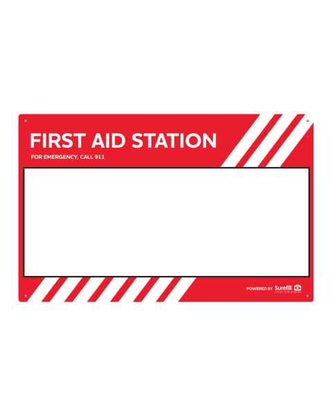 AERO Healthcare SFFAS03R SureFill&reg; Empty First Aid Station