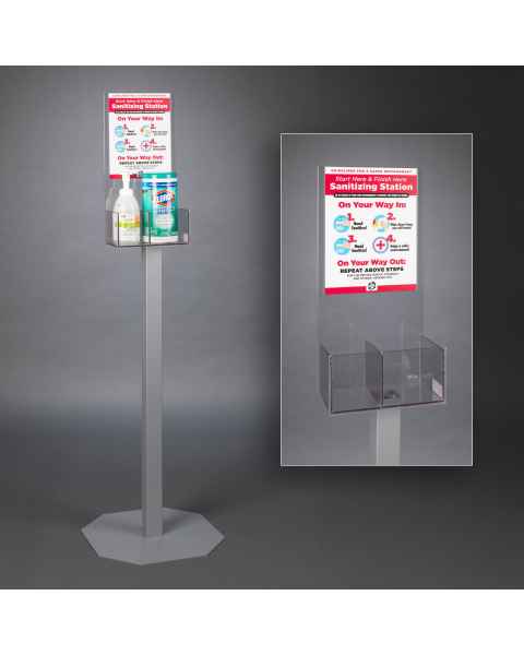 Poltex SFsw-2STL Start Here Finish Here Hygiene Station (Consumables Not Included)