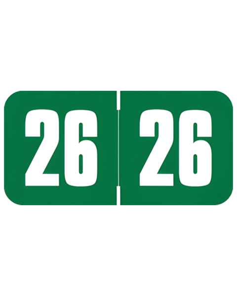 2026 Year Labels for Ringbook - Safeguard Compatible SG3Y Series - Size 3/4