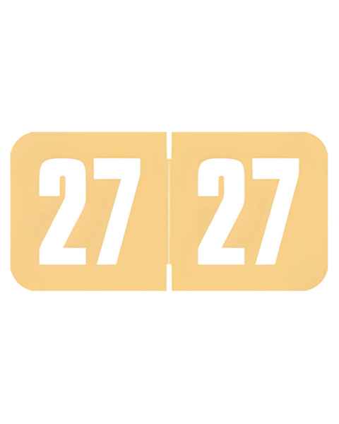 Arden Label SGYM-27-T4 Safeguard Compatible SGYM Series 2027 Year Labels - Size 3/4