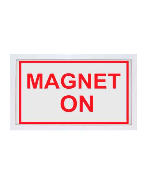 Phillips Safety Magnet On LED Warning Sign