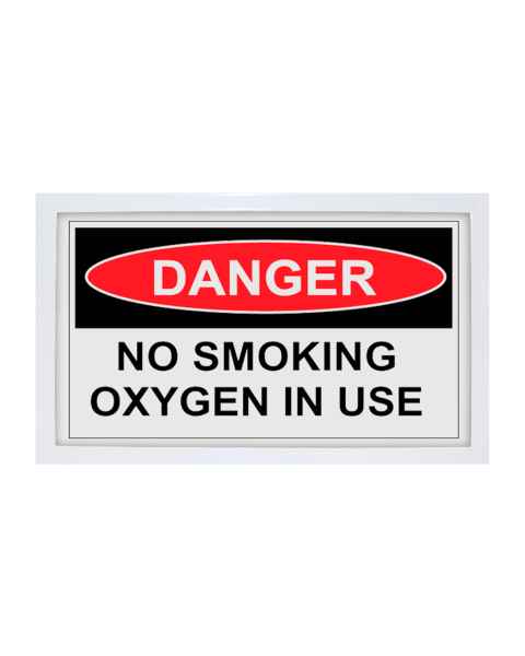 Phillips Safety Danger No Smoking Oxygen In Use LED Warning Sign