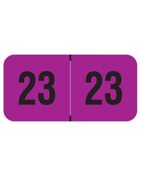 2023 Year Labels - Smead ETYJ Compatible - Size 3/4