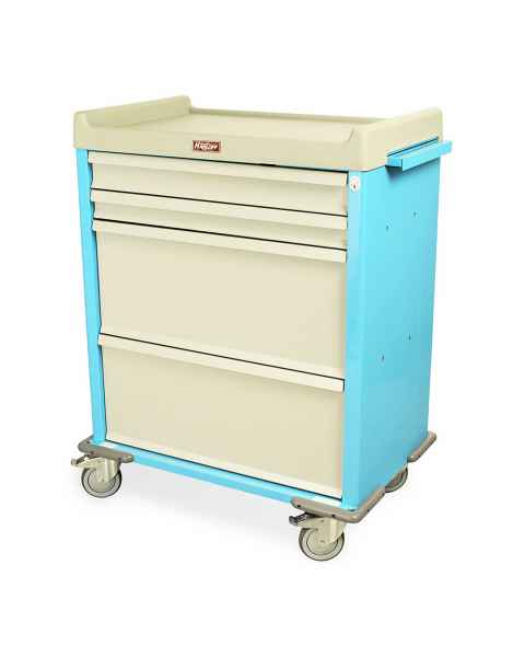 Harloff SL100DSPN Standard Line DISPILL® Compatible Medication Cart with Key Lock, without Internal Narcotics Box