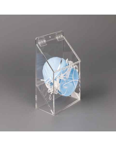 Poltex SLANTMSK-W ADA-Compliant Slim Mask Dispenser (Masks are Not Included)