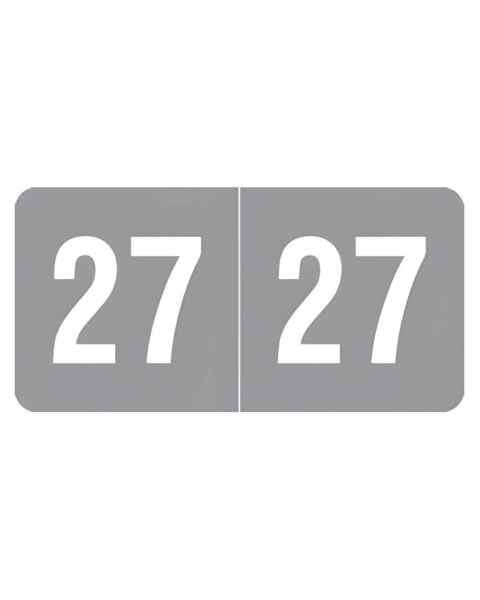 2027 Year Labels - Smead Compatible SMYM Series - Size 1/2