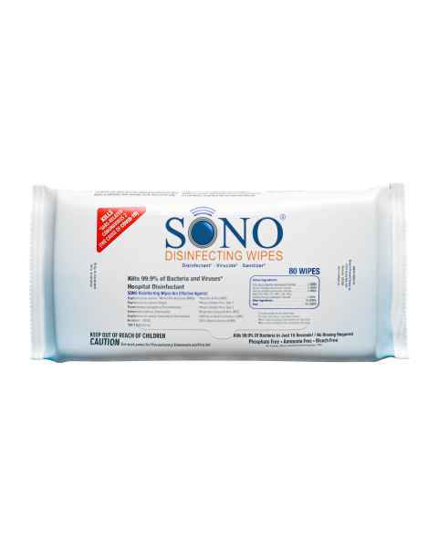 #4479 SONO Disinfecting Wipes - 80 Count Softpack