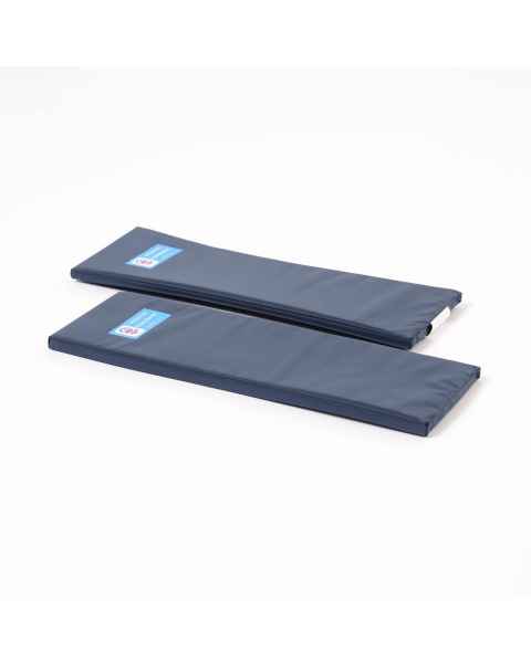 Columbus Healthcare SSTP-186.6-FB MRI Safe Thermal Barrier Pad Set with 4 Way Stretch Medium Blue Cover - 18" L x 6" W x 0.625" H