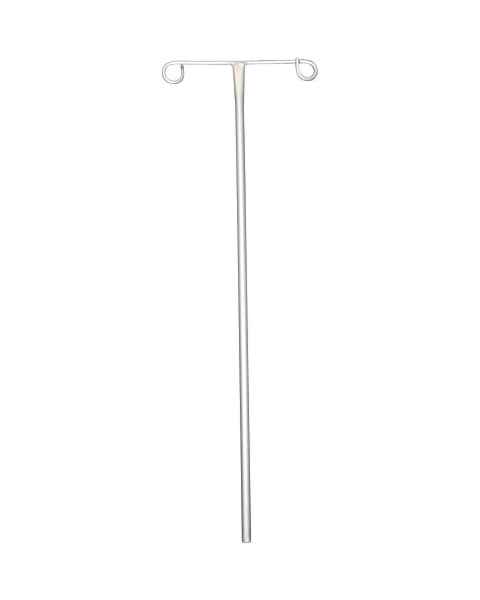MRI Non-Ferromagnetic Aluminum IV Pole for Gurney STA5000-01