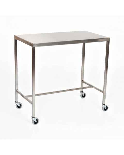 MidCentral Medical Stainless Steel Instrument Table with H-Brace