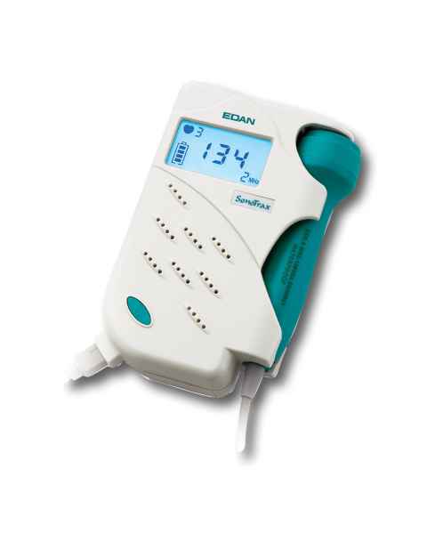 Edan STBA SonoTrax Basic A Fetal Doppler, Heart-Rate Display with Probe - Front View