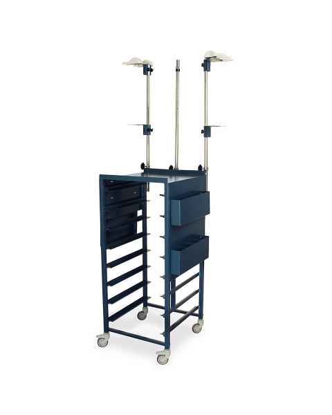 Harloff STC-AL8-JET Jet Cart Scope Drying System with Eight Scope Tray Capacity