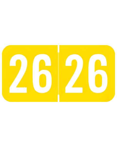 2026 Year Labels - Sav-Tyme Compatible STYM Series - Size 3/4