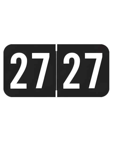 2027 Year Labels - Sav-Tyme Compatible STYM Series - Size 3/4