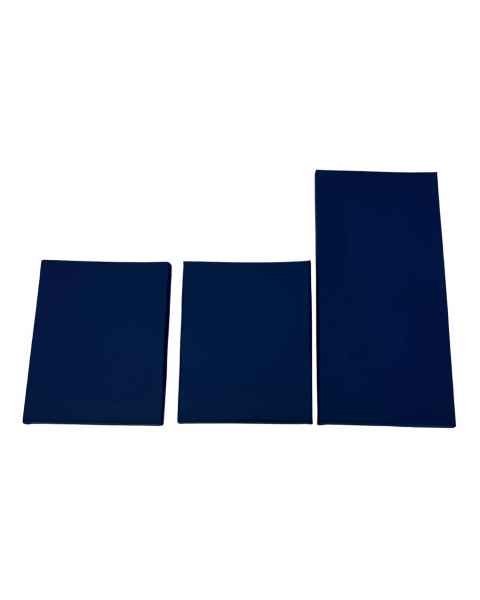 Columbus Healthcare T-1SNM1780-DMAS Replacement Scan-Support Table Pad 3-Piece Set for GE Optima 450 Table - 4 Way Stretch Medium Blue with Anti-Skid Bottom