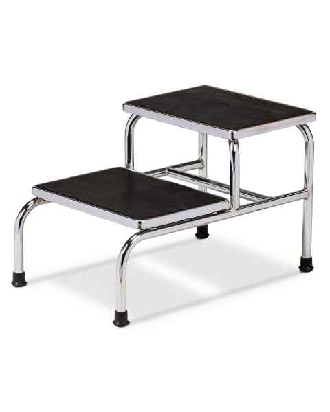 Clinton Model T-6842 Double-Step Chrome Bariatric Step Stool