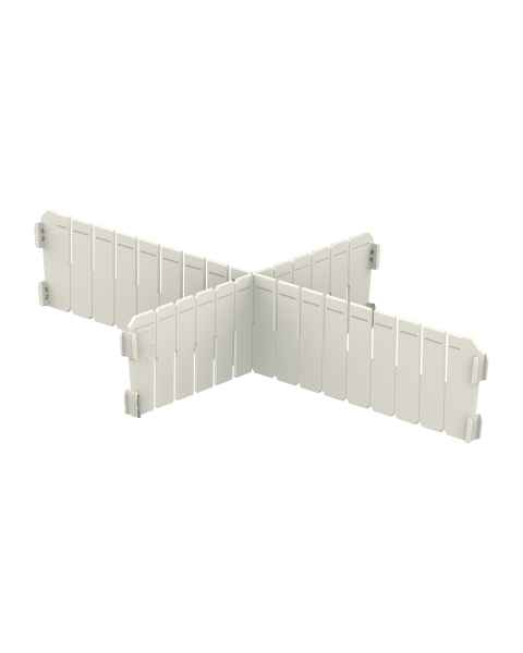 Pegasus T10D-1/4 ABS 1/4 Divider Set for 4" Trays