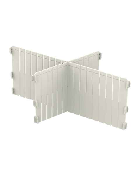 Pegasus T20D-1/4 ABS 1/4 Divider Set for 8" Trays
