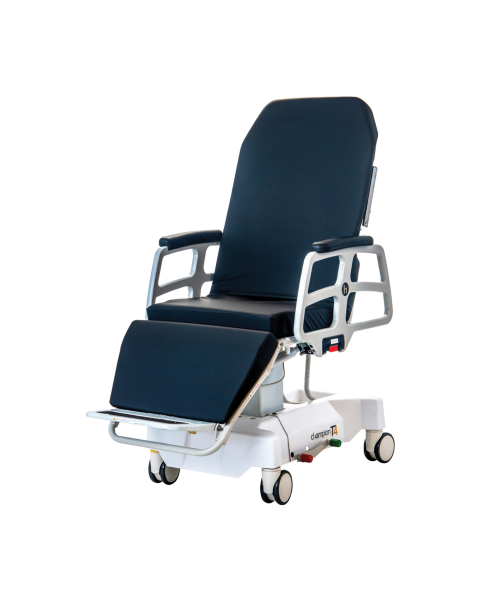 Champion Healthcare T4 Procedure Stretcher Chair with Low Seat Height (The Image Shown May Include Features, Accessories, or Fabrics that do not Come Standard on Base Model)