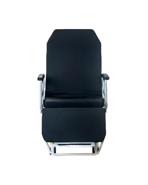 Champion Healthcare T5 Procedure Stretcher Chair with Seat Tilt, Wide Back Width, and Auto Extending Footrest (The Image Shown May Include Features, Accessories, or Fabrics that do not Come Standard on Base Model)