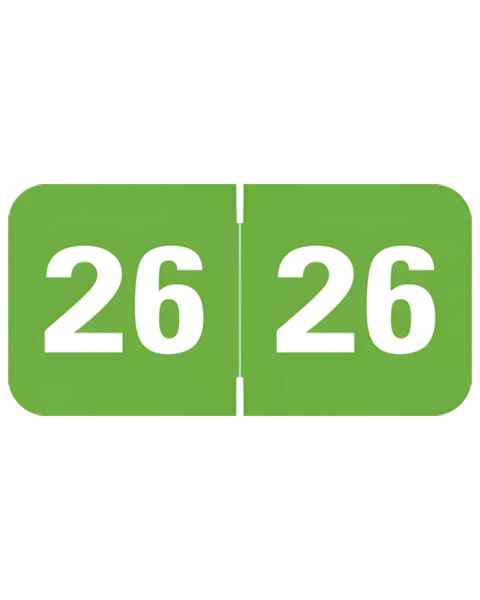 2026 Year Labels - Tabbies 70200 Compatible TAYM Series - Size 3/4