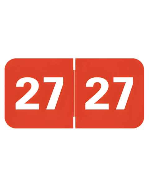 2027 Year Labels - Tabbies 70200 Compatible TAYM Series - Size 3/4