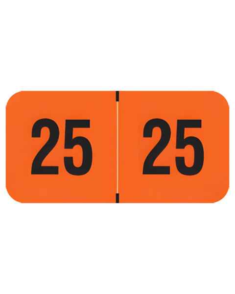 2025 Year Labels - Traco Compatible TRYM Series - Size 3/4