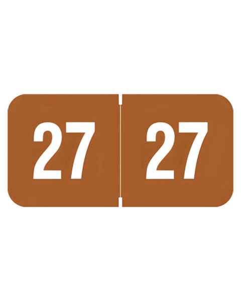2027 Year Labels - Traco Compatible TRYM Series - Size 3/4
