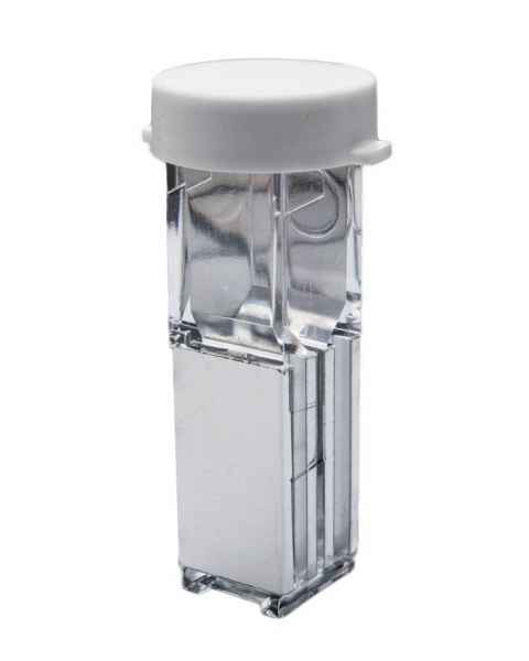 1 mm Gap Sterile Electroporation Cuvette - Round Lid