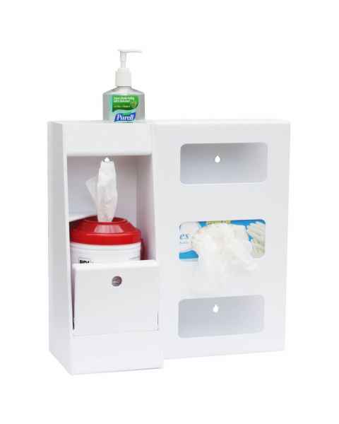 Deluxe Wipe Station Model UM4883 (Hand Sanitizer, Wipes Container, and Box of Gloves are not included)
