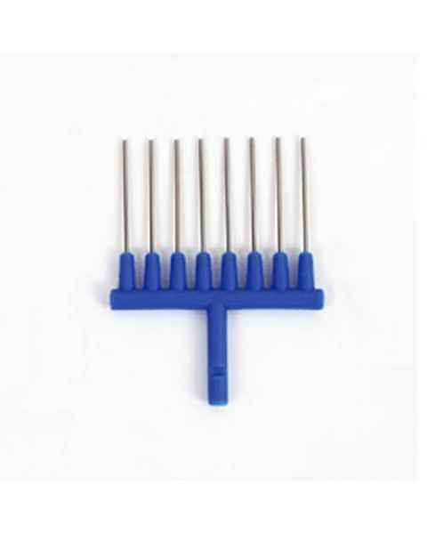 Optional Eight-Channel Adapter with Fine Tip Stainless Steel