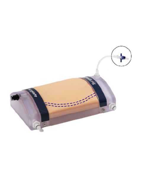 SurgMate VAP-S01 Replacement Luer 3-Way Valve for Vascular Access Phantom (Vascular Access Phantom Model and Luer Extension Tube Shown are Sold Separately)