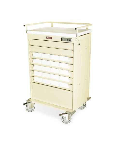 Harloff VLT20EBIN5 Value Line 20 - 5" Med-Bin Medication Cart with Basic Electronic Pushbutton Lock