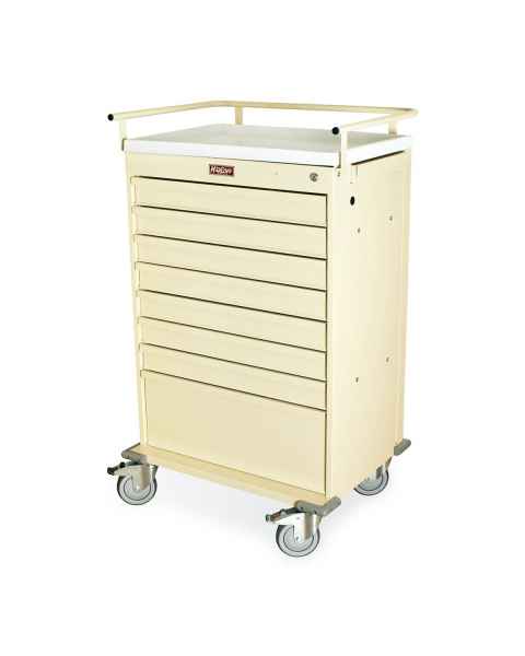 Harloff VLT216BOX Value Line 216 Unit-Dose Box Medication Cart with Key Lock