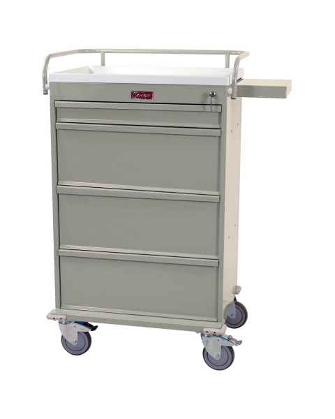 Harloff VLT360PCQ Value Line 360 Punch Card Medication Cart with Key Lock, Locking Narcotics Box - Quick Ship