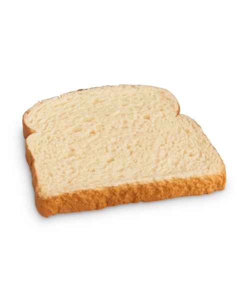 Life/form Bread Slice Food Replica - White