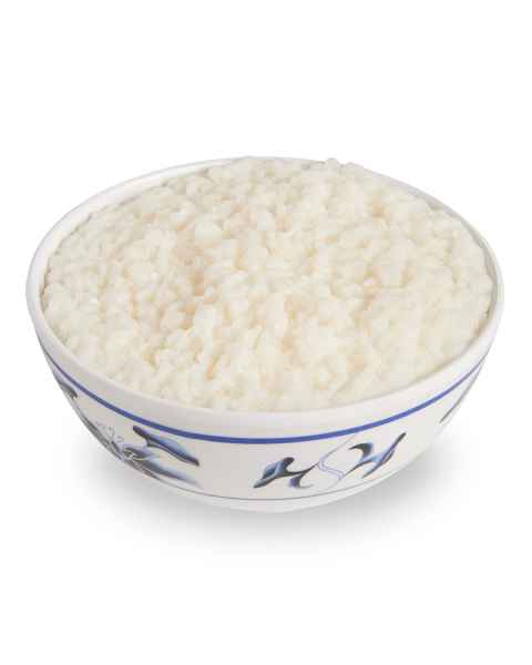Life/form Rice Food Replica - White - 1 cup (240 ml), in a bowl