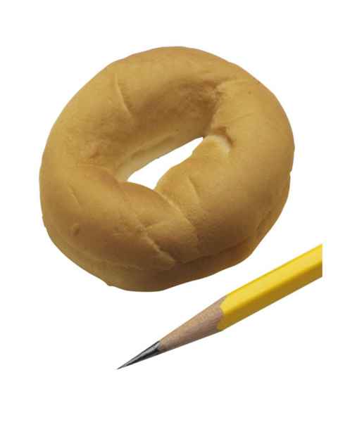 Life/form Bagel Food Replica - Whole Small