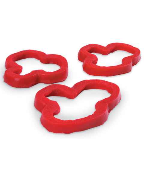 Life/form Pepper Rings Food Replica - Red