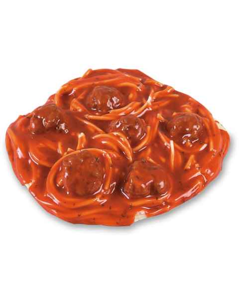 Life/form Spaghetti with 6 Meatballs and Sauce Food Replica