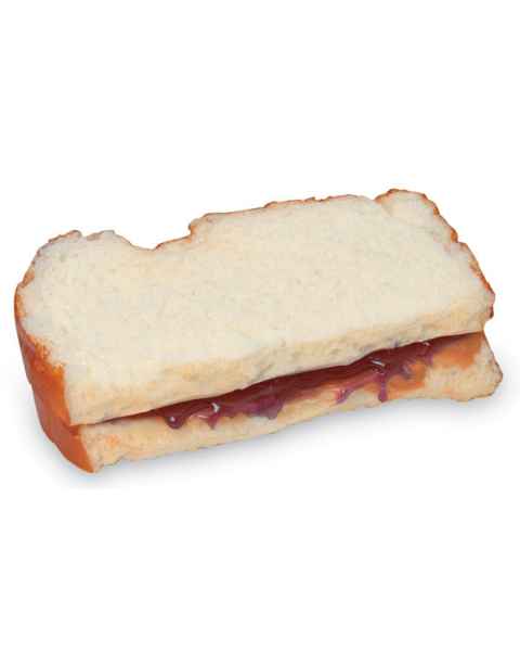 Life/form Sandwich Food Replica - Peanut Butter and Jelly