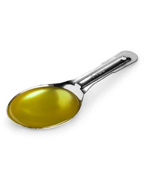 Life/form Corn Oil (in measuring spoon) Food Replica