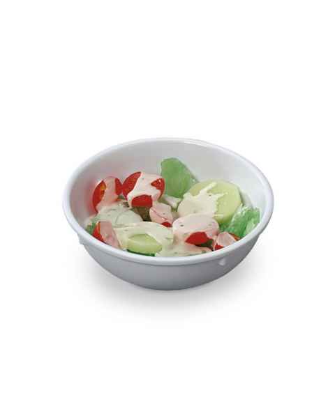 Life/form Salad with Ranch Dressing Food Replica
