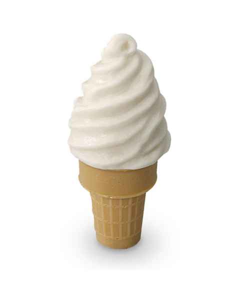 Life/form Soft Serve with Cake Cone Food Replica