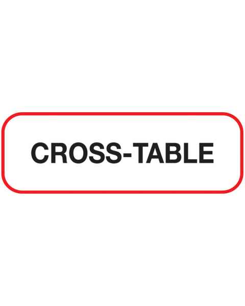 CROSS-TABLE Label