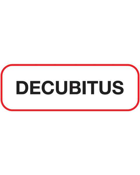 DECUBITUS Label