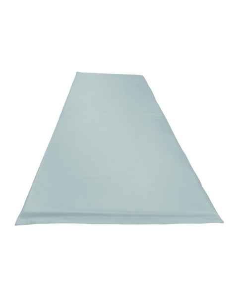 David Scott Economy X-Ray Table Pad - High Density Foam, Light Blue Vinyl Cover, No Grommets